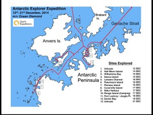 Antarctic Route Map